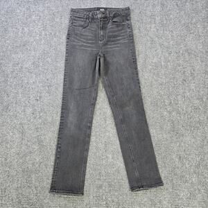 Paige Jeans Womens 26x28 Gray Sarah Slim Mid Rise Stretch Denim